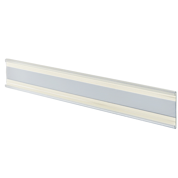 Azar Displays 1.5"H Clear C-Channel. 6-Foot Length, PK10 600059